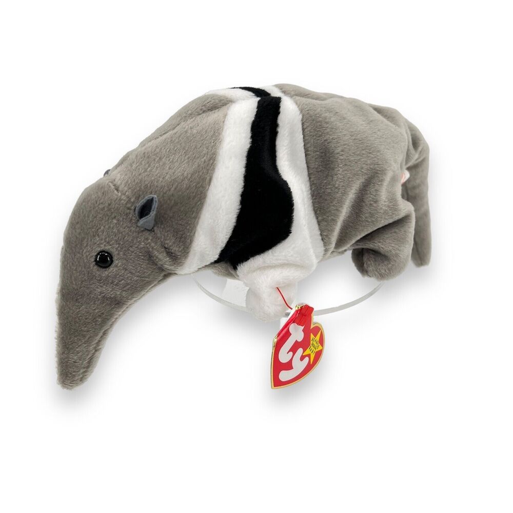 TY beanie baby ANTS the Anteater RARE 1997 tag with errors